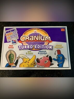 Cranium‎ Turbo Edition 2004 Board Game Complete Electronic Timer 1000 Cards
